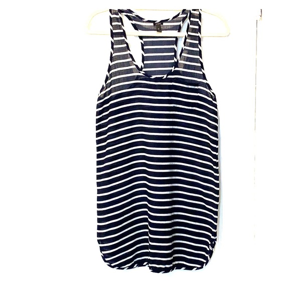 J. Crew Striped Swimsuit Coverup - Picture 1 of 6